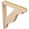 Ekena Millwork 5 1/2-in W x 32-in D x 36-in H Funston Block Rough Cedar Woodgrain TimberThane Outlooker, Primed Tan OUTUR055X32X36FST44RCPR - alternate 5